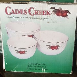 Mixing bowls- stoneware set